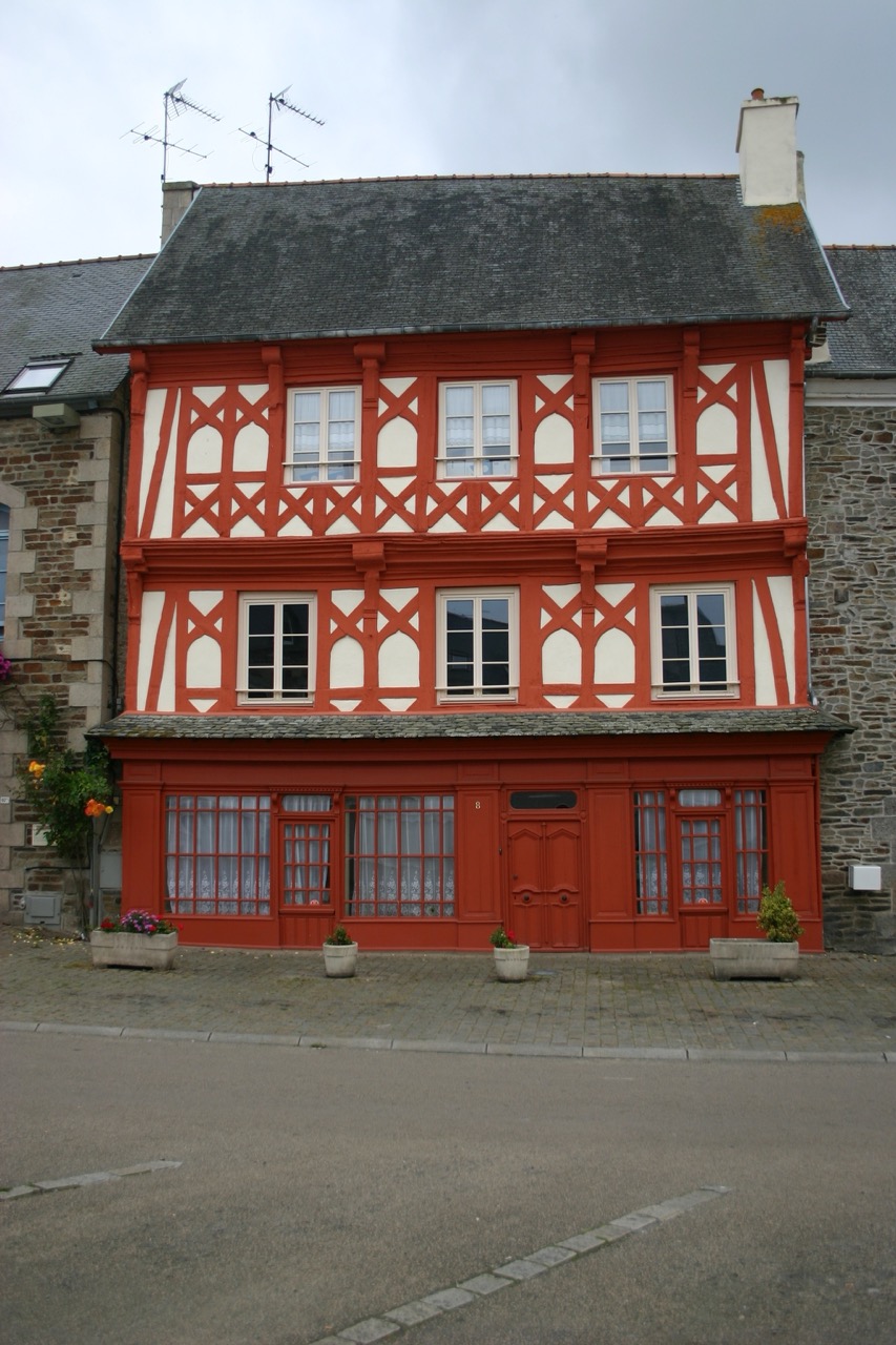 Ty Bras Ru, maison à pans de bois, La Roche-Derrien